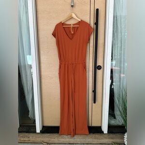 Rust colored Soft surroundings jumpsuit size M